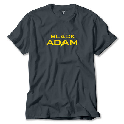 Black Adam Yellow Text Renkli Tişört