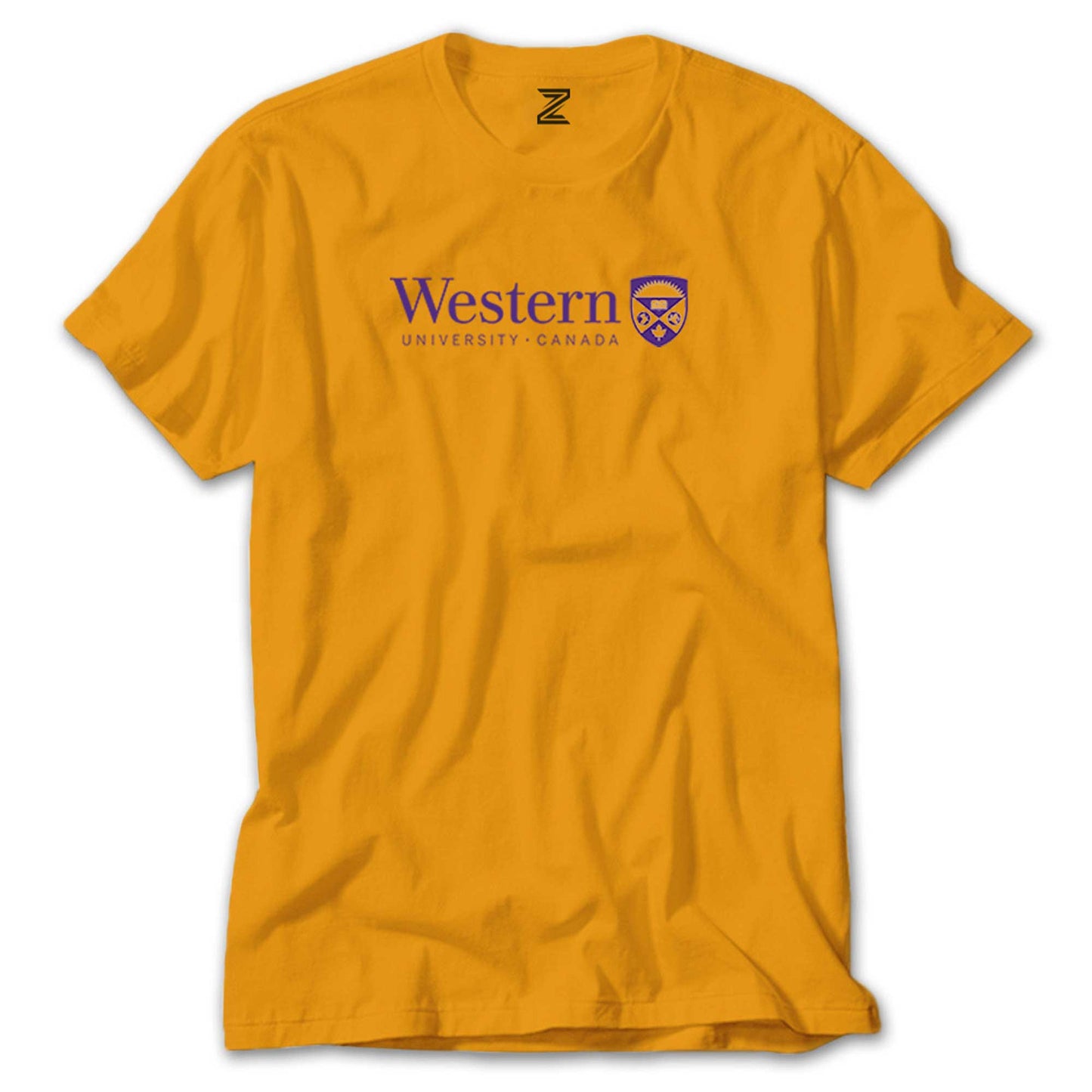 Western University Purple Logo Renkli Tişört