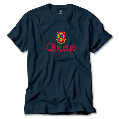 Queen's University Logo Renkli Tişört