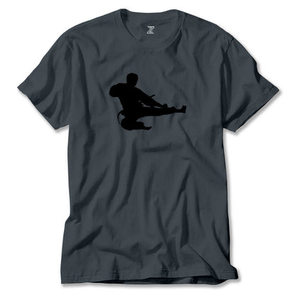 Taekwondo Karate Silhouette Renkli Tişört