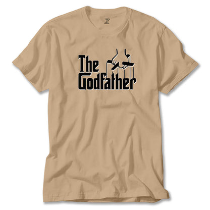 The Godfather Black Text Renkli Tişört