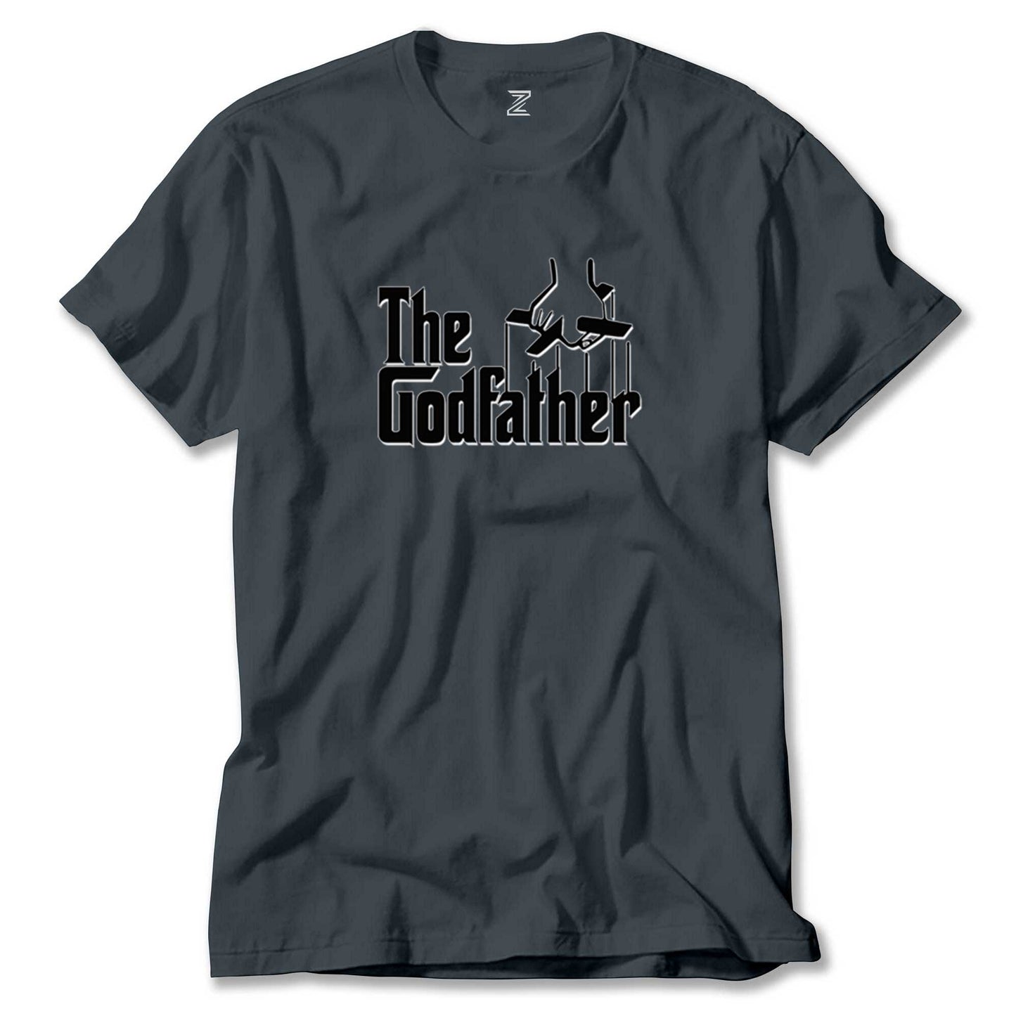 The Godfather Black Text Renkli Tişört