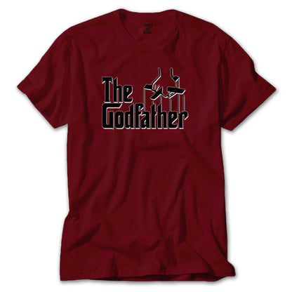 The Godfather Black Text Renkli Tişört