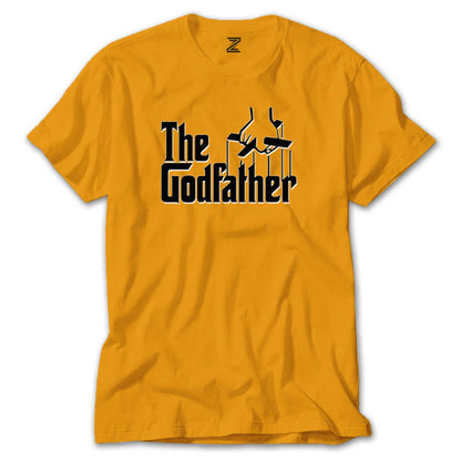 The Godfather Black Text Renkli Tişört
