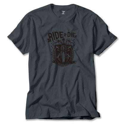 Ride Die Silhouette Renkli Tişört