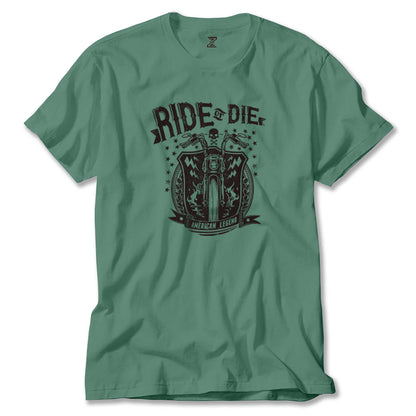 Ride Die Silhouette Renkli Tişört
