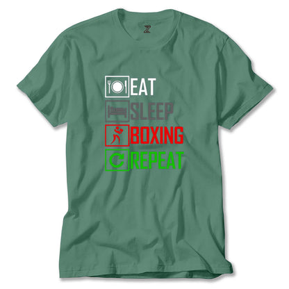 Boxing Repeat Renkli Tişört