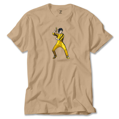 Bruce Lee Face for fight Renkli Tişört