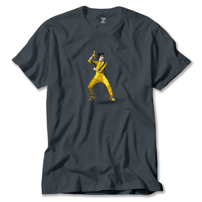 Bruce Lee Face for fight Renkli Tişört