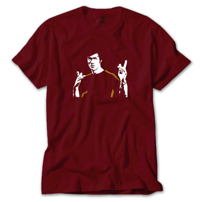 Bruce Lee Figure Renkli Tişört