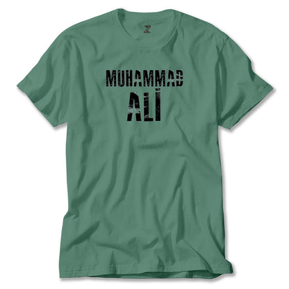 Muhammed Ali Black Text Renkli Tişört