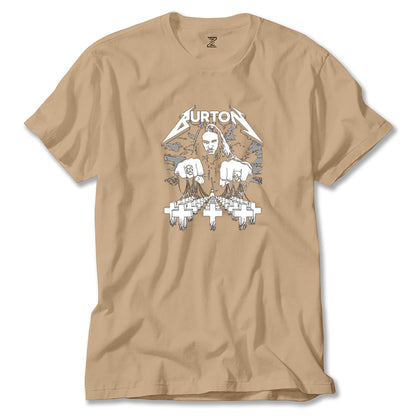 Metallica Cliff Burton Face Renkli Tişört