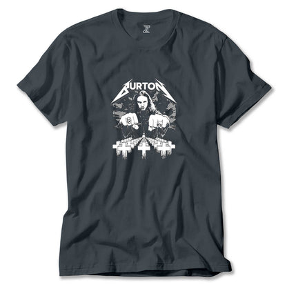 Metallica Cliff Burton Face Renkli Tişört