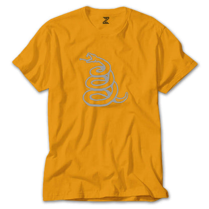 Metallica Snake Logo Renkli Tişört