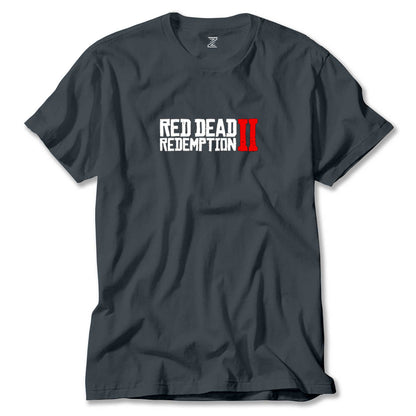 Red Dead Redemption 2 Text Renkli Tişört