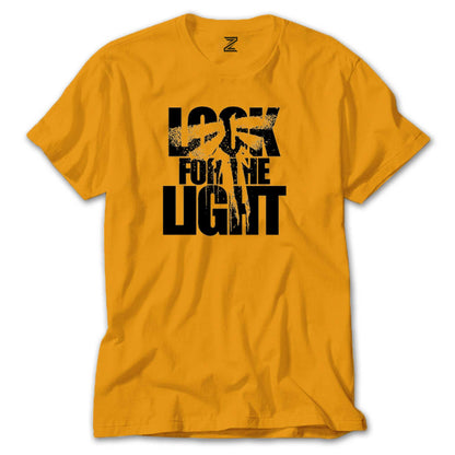 The Last Of Us Look for The Light Text Renkli Tişört