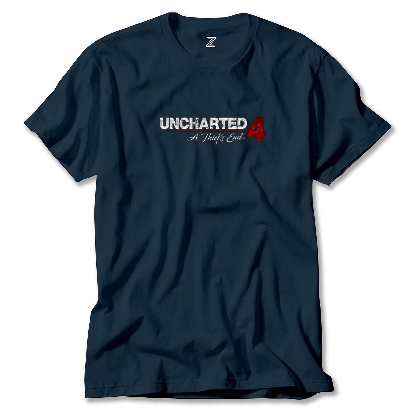 Uncharted 4 Logo Renkli Tişört