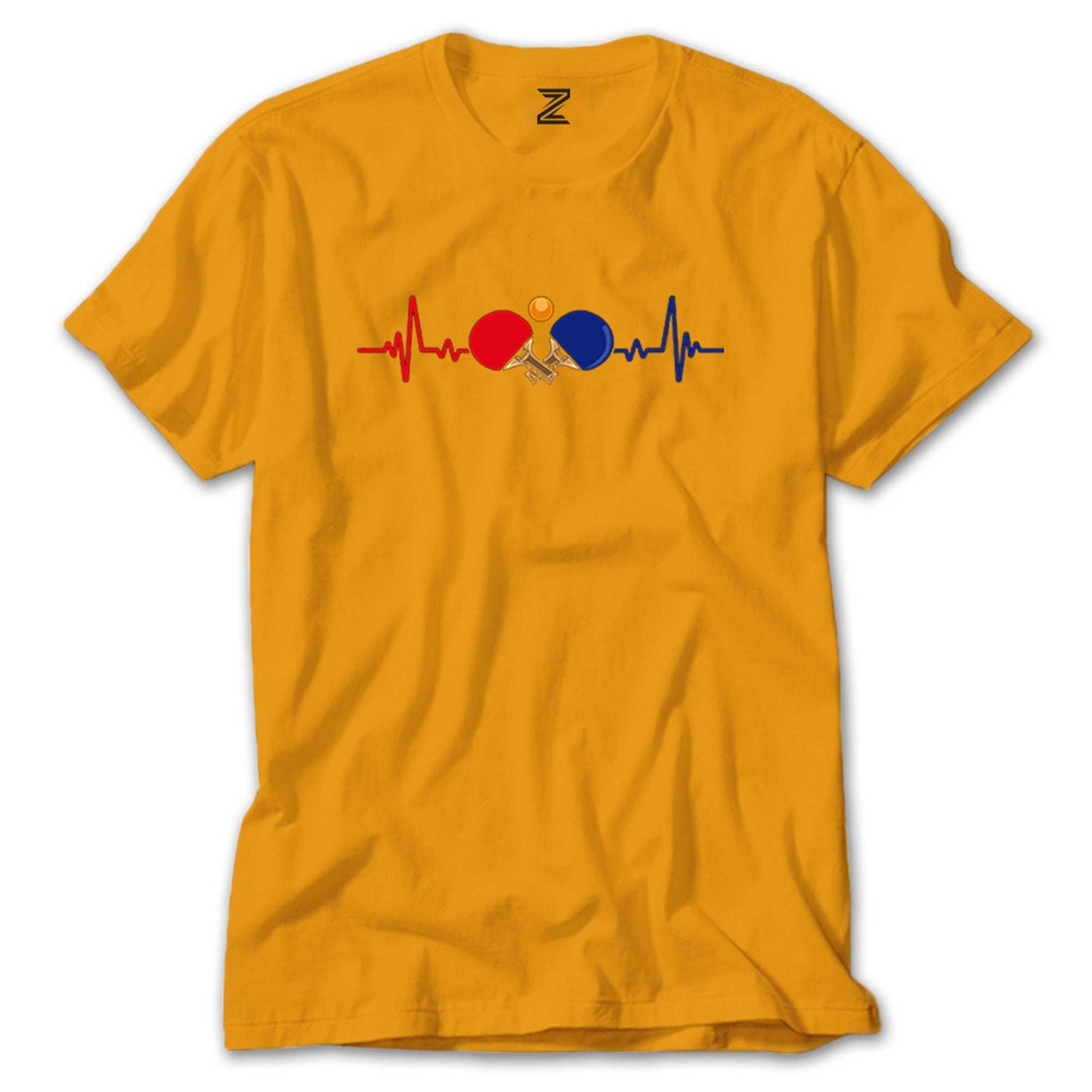 Ping Pong Heartbeat Renkli Tişört