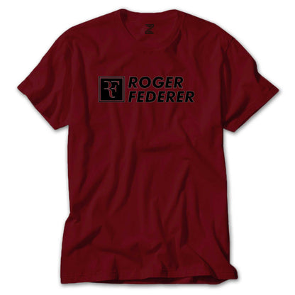 Roger Federer Text Renkli Tişört