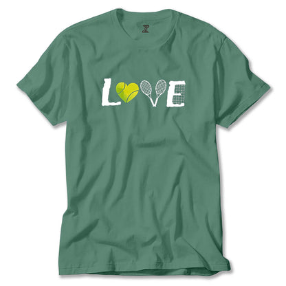 Tennis Love Renkli Tişört