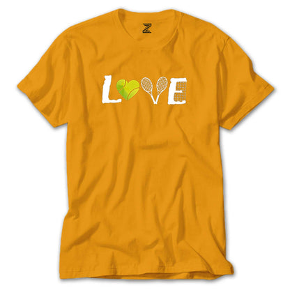 Tennis Love Renkli Tişört