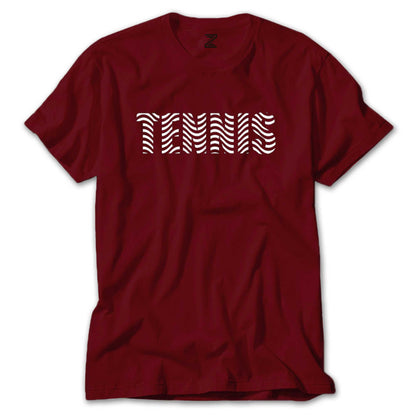 Tennis Text Renkli Tişört