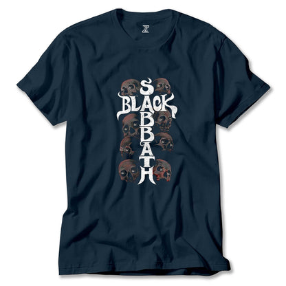 Black Sabbath Skull Renkli Tişört