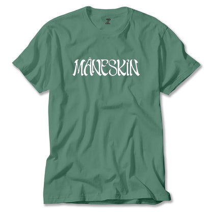 Maneskin Yazı Renkli Tişört