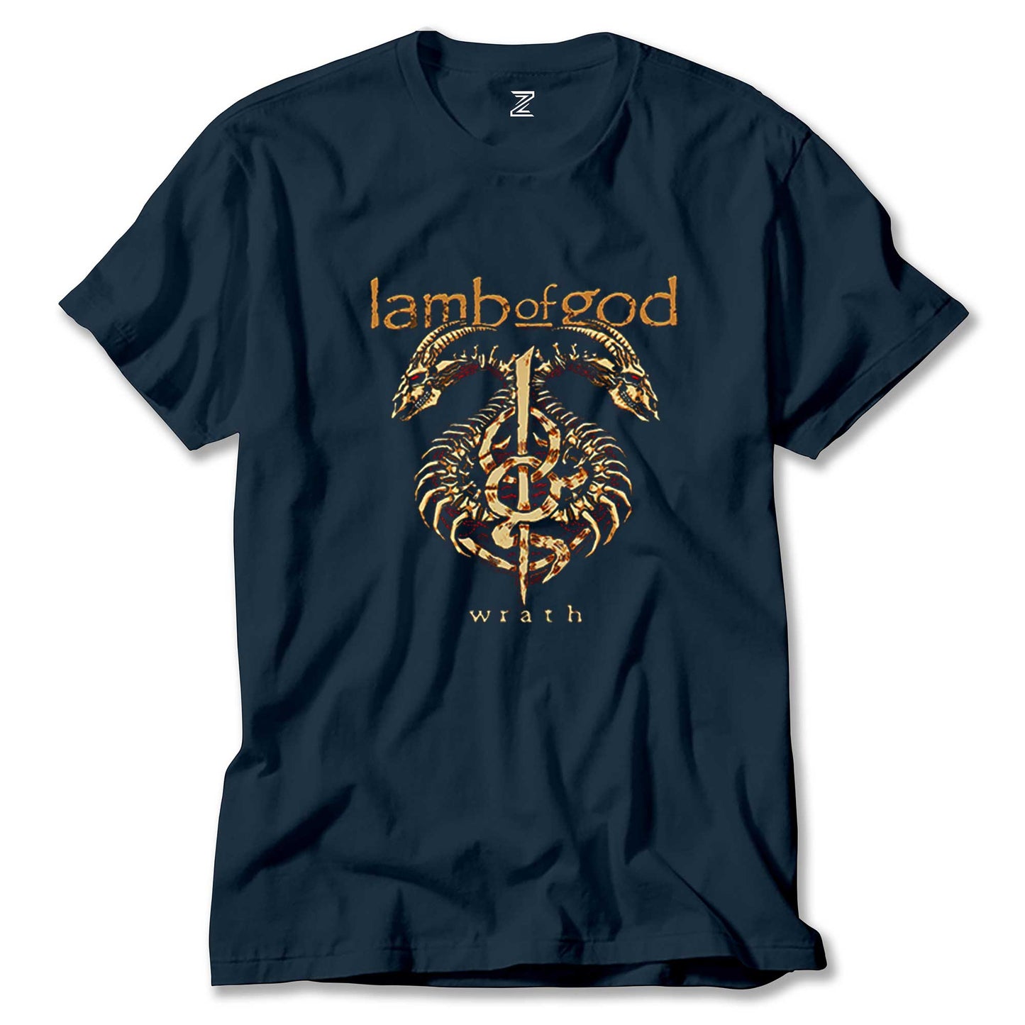 Lamb of God Wrath Dragon Renkli Tişört