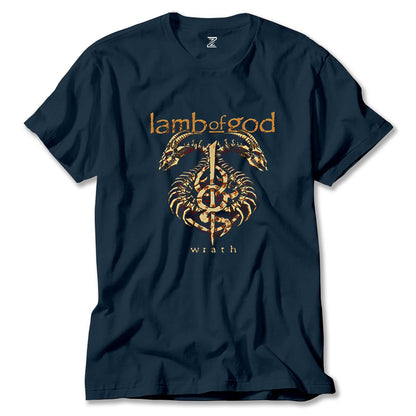 Lamb of God Wrath Dragon Renkli Tişört
