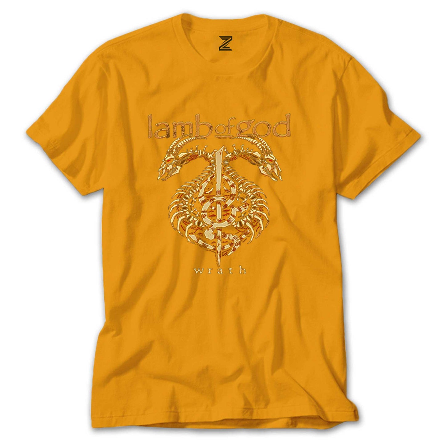 Lamb of God Wrath Dragon Renkli Tişört