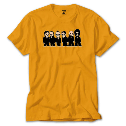 Linkin Park Minutes Cartoon Renkli Tişört