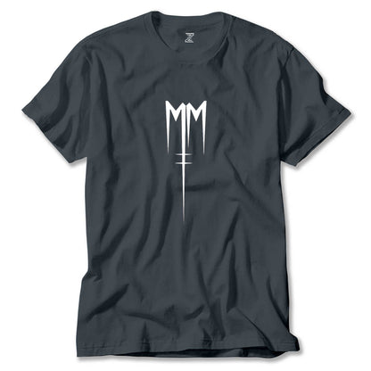 Marilyn Manson Born Villain Logo Renkli Tişört