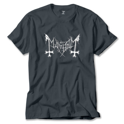 Mayhem Logo Renkli Tişört