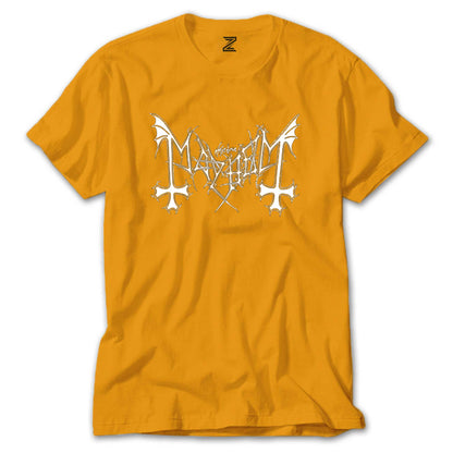 Mayhem Logo Renkli Tişört