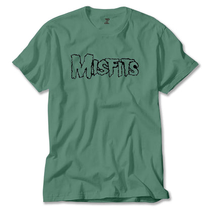 Misfits Logo Black Renkli Tişört
