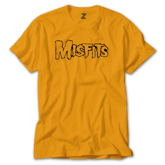 Misfits Logo Black Renkli Tişört