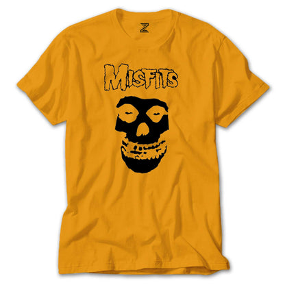 Misfits Skull Renkli Tişört