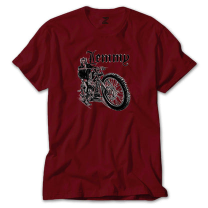 Motörhead Lemmy Kilmister Motorbike Renkli Tişört