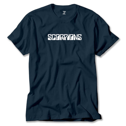 Scorpions Logo Yazı Renkli Tişört