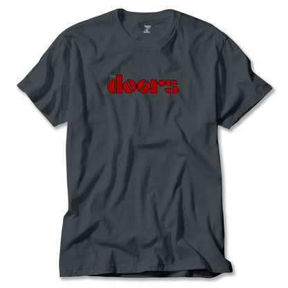 The Doors Logo Red Renkli Tişört