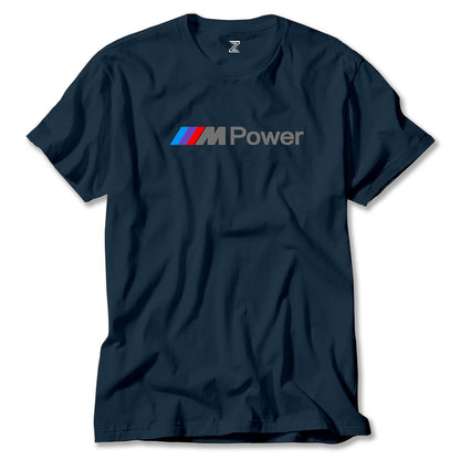 BMW M Power Text Renkli Tişört