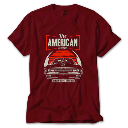 Amerikan Muscle Car Renkli Tişört