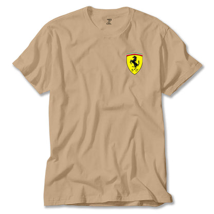 Ferrari Logo Renkli Tişört