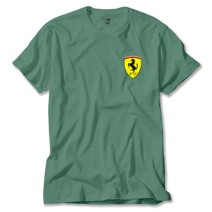 Ferrari Logo Renkli Tişört