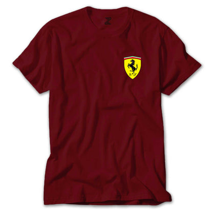 Ferrari Logo Renkli Tişört