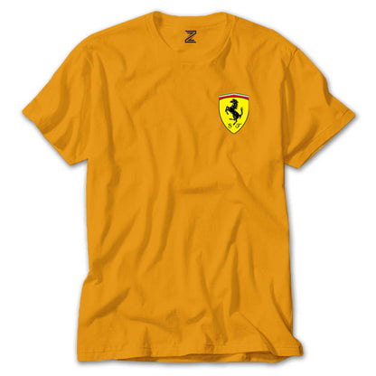 Ferrari Logo Renkli Tişört