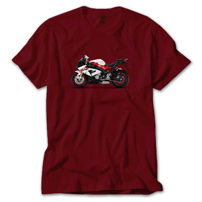 BMW S1000RR Red Renkli Tişört