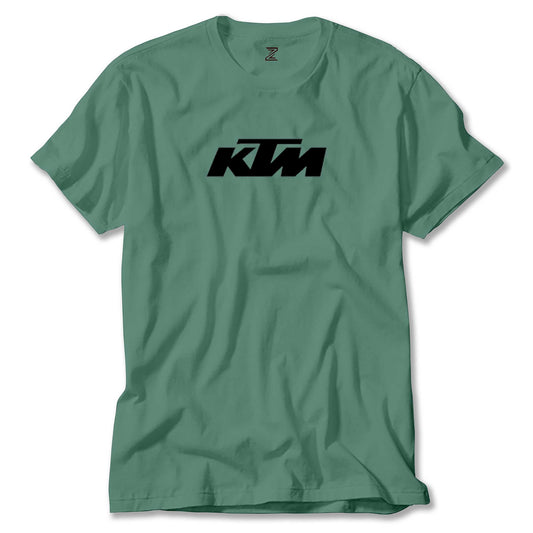 KTM Motorcycle Black Logo Renkli Tişört