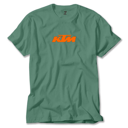 KTM Motorcycle Orange logo Renkli Tişört